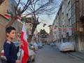 محله تختی تهران توسط طلاب آزین‌بندی شد
