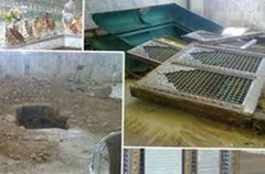 تجمع حوزویان در اعتراض به هتک حرمت مرقد مطهر حجربن عدي صحابه پیامبر(ص) و اميرالمؤمنين(ع)